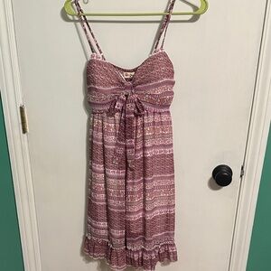 Olsenboye women’s Pink Patterned Midi Dress size‎ medium